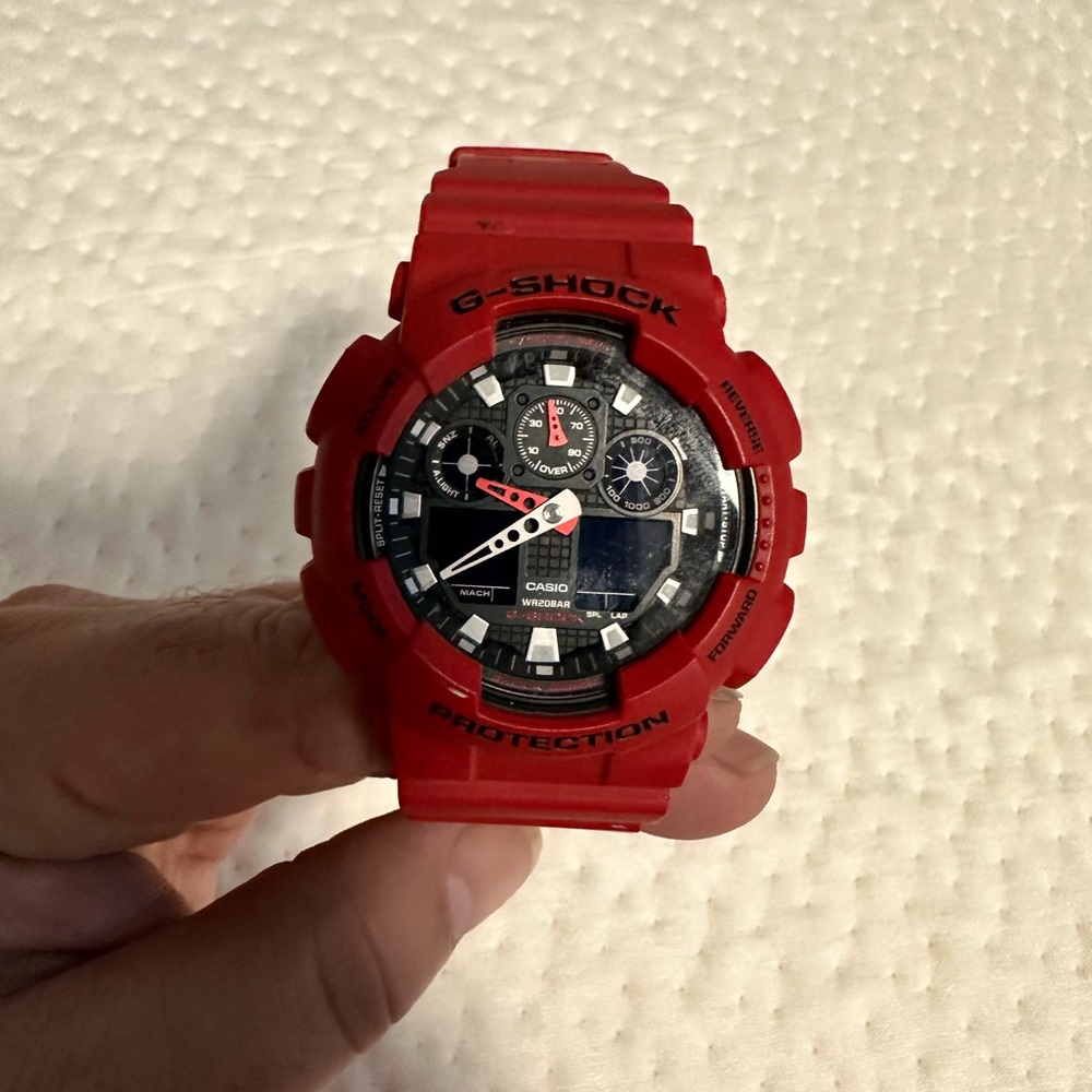 Casio G-Shock  WR20BAR Watch Red
